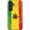 Marijuana Rasta Distressed Galaxy S25 Impact Case