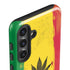 Marijuana Rasta Distressed Galaxy S25 Impact Case