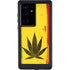 Marijuana Rasta Distressed Galaxy S24 Ultra Waterproof Case