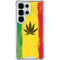 Marijuana Rasta Distressed Galaxy S25 Ultra Clear Case
