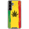 Marijuana Rasta Distressed Galaxy S26 Clear Case
