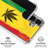 Marijuana Rasta Distressed Galaxy S26 Clear Case