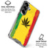 Marijuana Rasta Distressed Galaxy S26 Clear Case