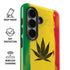 Marijuana Rasta Distressed Galaxy S26 Impact Case
