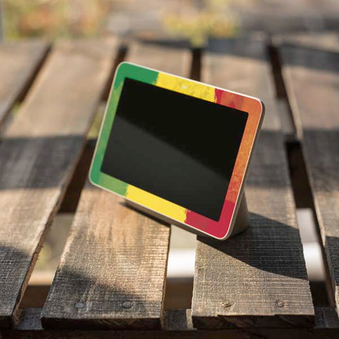 Marijuana Rasta Distressed Google Home Hub Skin