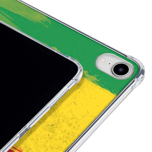 Marijuana Rasta Distressed iPad 11th Gen (2025) Clear Case