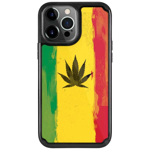 Marijuana Rasta Distressed iPhone Cases