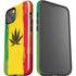 Marijuana Rasta Distressed iPhone 15 Impact Case