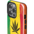 Marijuana Rasta Distressed iPhone 15 Pro Impact Case