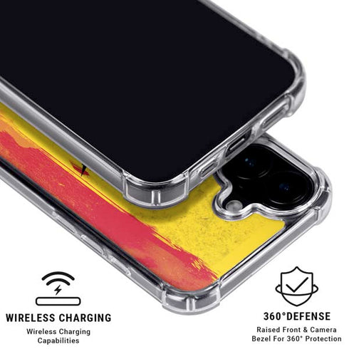 Marijuana Rasta Distressed iPhone 16 MagSafe Case