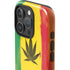 Marijuana Rasta Distressed iPhone 16 Pro Max Impact Case
