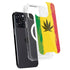 Marijuana Rasta Distressed iPhone 16 Pro Max MagSafe Case