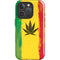 Marijuana Rasta Distressed iPhone 16 Pro Max Magsafe Impact Case