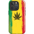 Marijuana Rasta Distressed iPhone 16 Pro Max Magsafe Impact Case