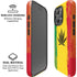 Marijuana Rasta Distressed iPhone 16 Pro Max Magsafe Impact Case