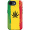 Marijuana Rasta Distressed iPhone 16e Impact Case
