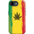 Marijuana Rasta Distressed iPhone 16e Impact Case