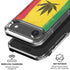 Marijuana Rasta Distressed iPhone 17 Air Clear Case