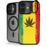 Marijuana Rasta Distressed iPhone 17 Kickstand Case