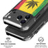 Marijuana Rasta Distressed iPhone 17 Pro Clear Case