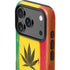 Marijuana Rasta Distressed iPhone 17 Pro Impact Case