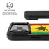 Marijuana Rasta Distressed iPhone 17 Pro Kickstand Case