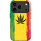 Marijuana Rasta Distressed iPhone 17 Pro Magsafe Impact Case