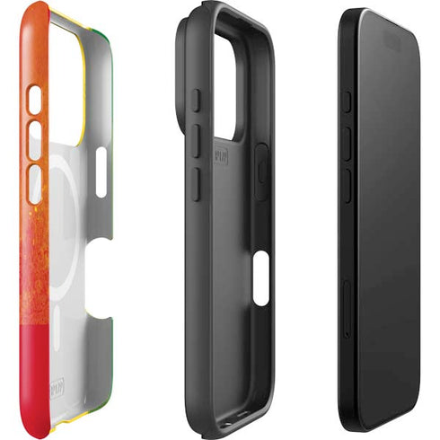 Marijuana Rasta Distressed iPhone 17 Pro Magsafe Impact Case