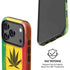 Marijuana Rasta Distressed iPhone 17 Pro Magsafe Impact Case