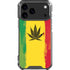 Marijuana Rasta Distressed iPhone 17 Pro Max Clear Case