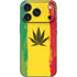 Marijuana Rasta Distressed iPhone 17 Pro Skin
