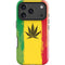 Marijuana Rasta Distressed iPhone 18 Pro Impact Case