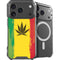 Marijuana Rasta Distressed iPhone 18 Pro MagSafe Case