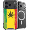Marijuana Rasta Distressed iPhone 18 Pro Max MagSafe Case