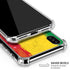 Marijuana Rasta Distressed iPhone X/XS Clear Case