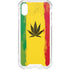 Marijuana Rasta Distressed iPhone XS Clear Case