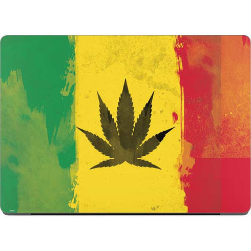 Marijuana Rasta Distressed Apple MacBook Pro 14-inch Skin