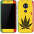 Marijuana Rasta Distressed Moto E5 Play Skin