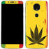 Marijuana Rasta Distressed Moto E5 Plus Skin