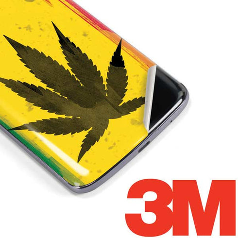 Marijuana Rasta Distressed Moto E5 Plus Skin