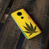 Marijuana Rasta Distressed Moto E5 Plus Skin