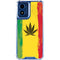 Marijuana Rasta Distressed Moto G 5G (2024) Clear Case