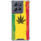 Marijuana Rasta Distressed Moto G Power 5G (2025) Clear Case
