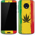 Marijuana Rasta Distressed Moto G6 Skin