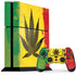Marijuana Rasta Distressed PlayStation PS4 Skins