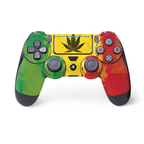 Marijuana Rasta Distressed PlayStation PS4 Skins