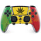 Marijuana Rasta Distressed PS5 DualSense Edge Pro Controller Skin