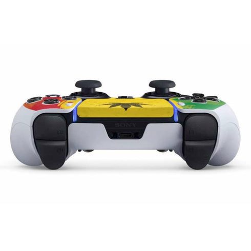 Marijuana Rasta Distressed PS5 DualSense Edge Pro Controller Skin