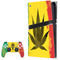 Marijuana Rasta Distressed PS5 Pro Bundle Skin