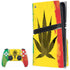 Marijuana Rasta Distressed PlayStation PS5 Skins